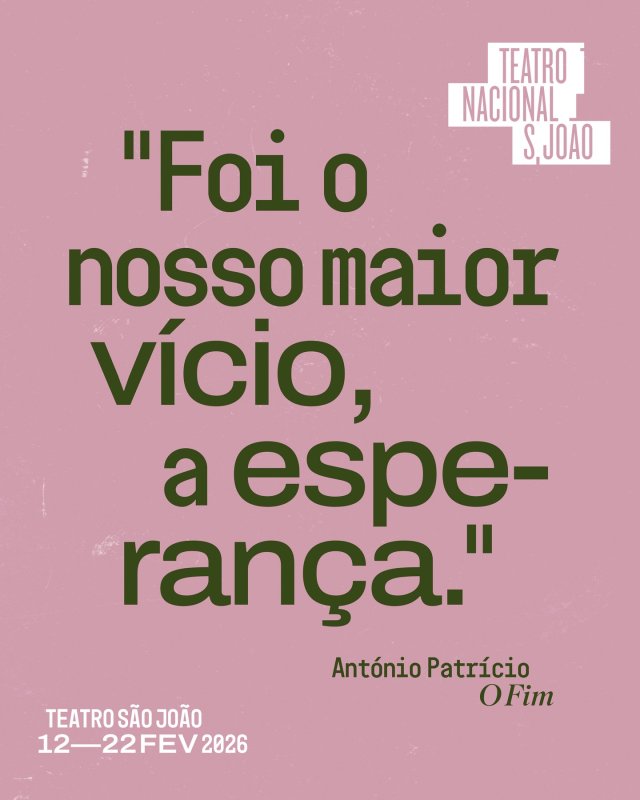Citação de António Patrício no Teatro São João