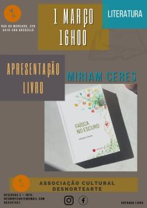 “Faísca no Escuro” é apresentado em Arcozelo com sessão de leituras