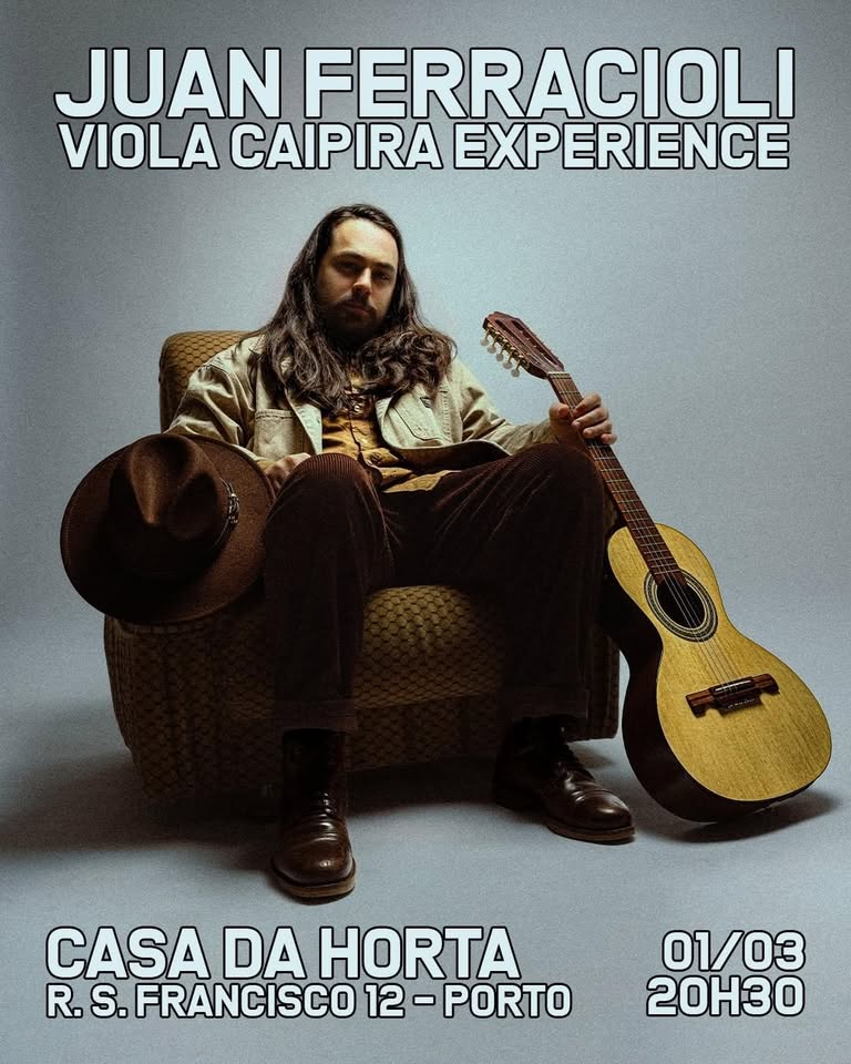 Juan Ferracioli atua na Casa da Horta