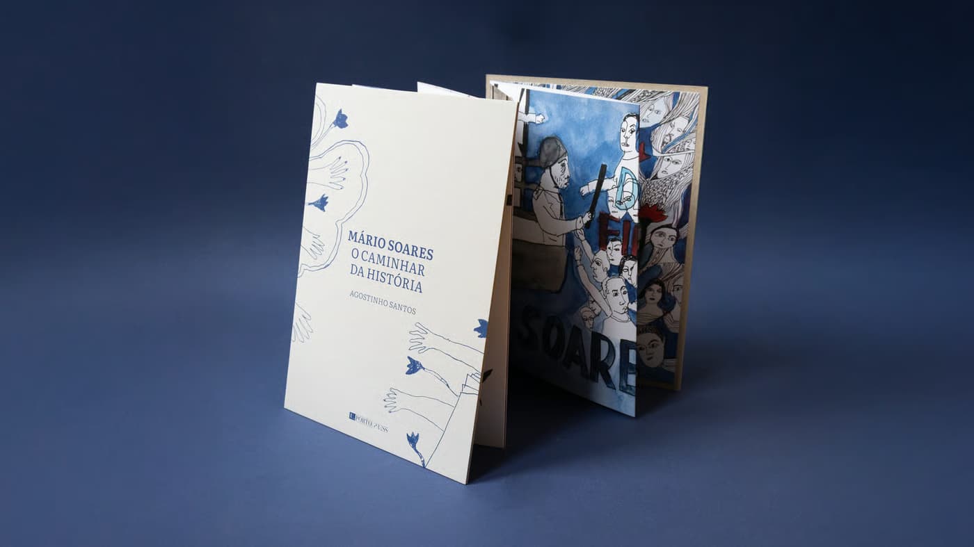 Livro‑objeto “Mário Soares, O Caminhar da História”