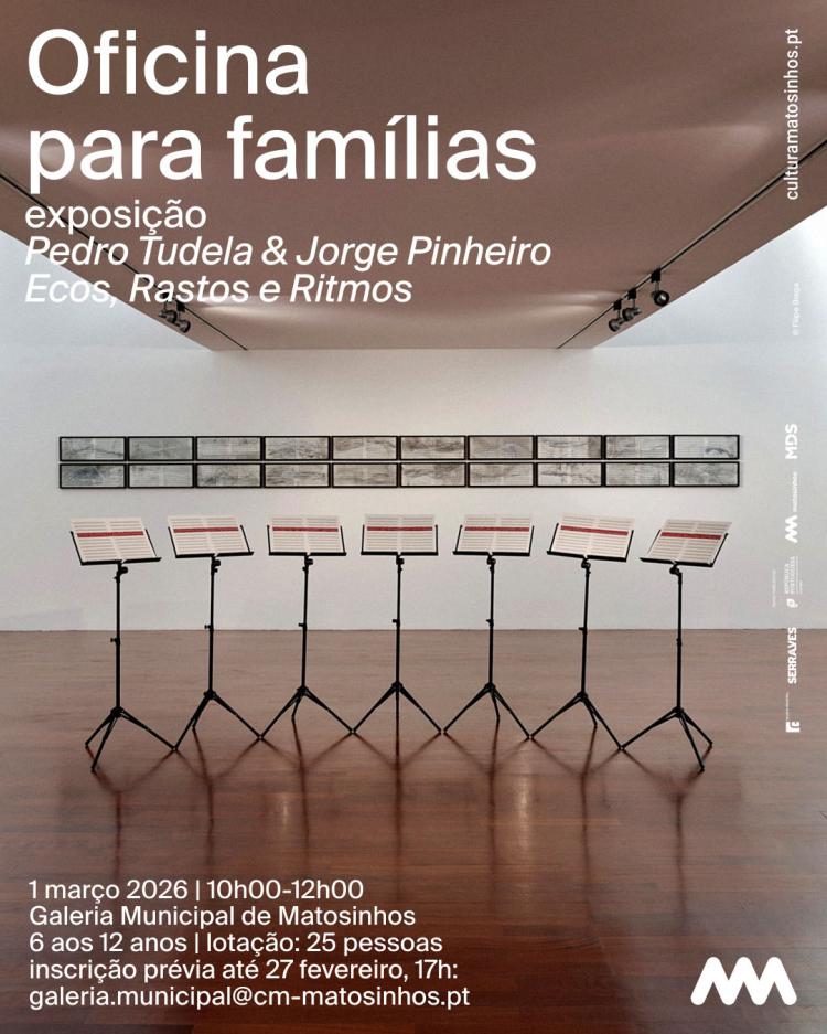 Oficina para famílias explora som e imagem na Galeria Municipal de Matosinhos
