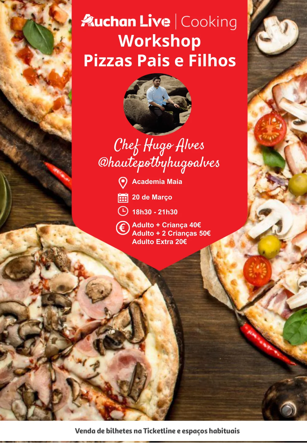 Workshop Pizzas Pais e Filhos