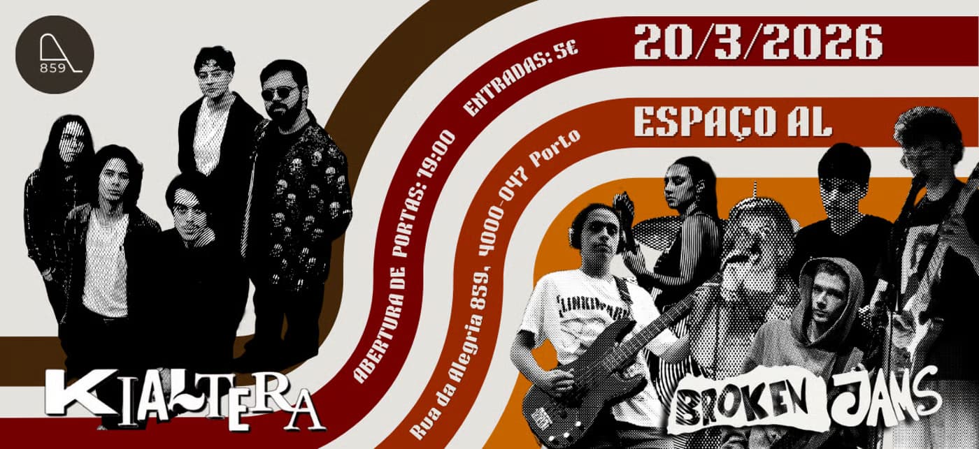 Kialtera + Broken Jams – Concerto Duplo