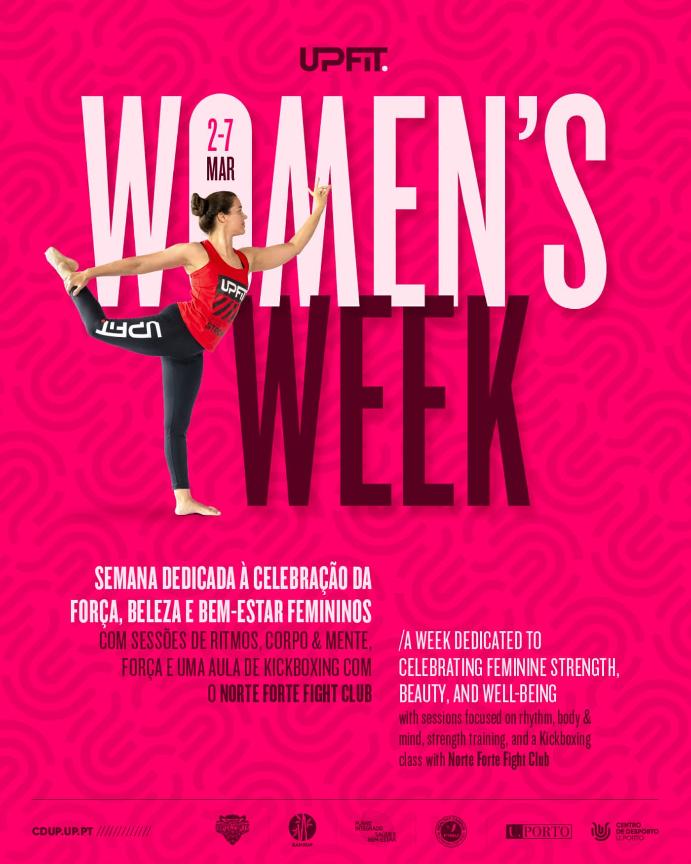 UPFit Women Week 2026 traz dança, treino funcional e bem-estar para mulheres na Universidade do Porto