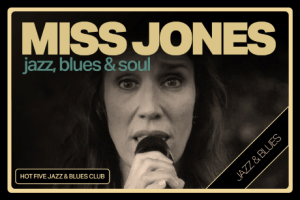 MISS JONES ao vivo no Hot Five – soul, groove e elegância