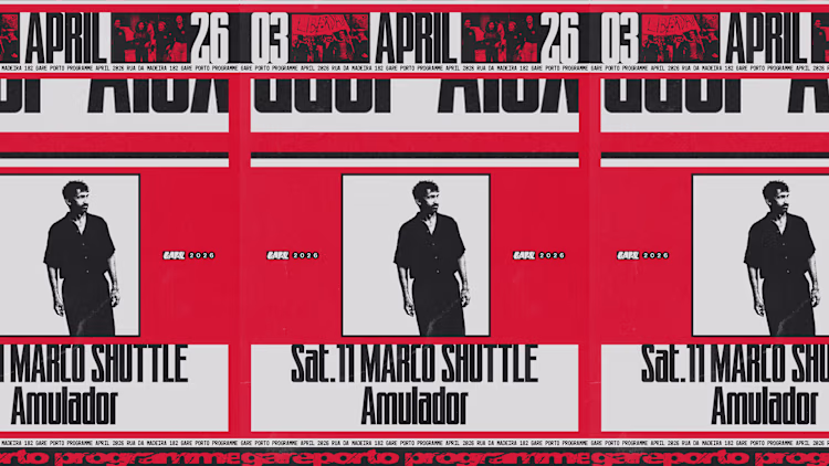 Marco Shuttle & Amulador – Noite de Techno no Porto