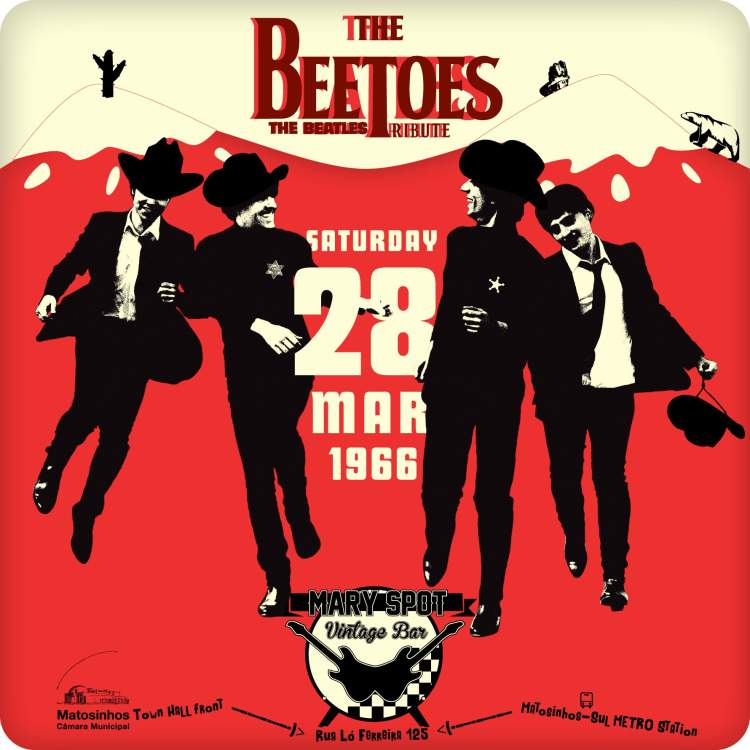 Tributo aos Beatles com The Beetoes no Mary Spot Vintage Bar