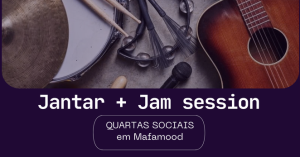 Quartas Sociais no Mafamood juntam jantar vegetariano e jam session em Gaia