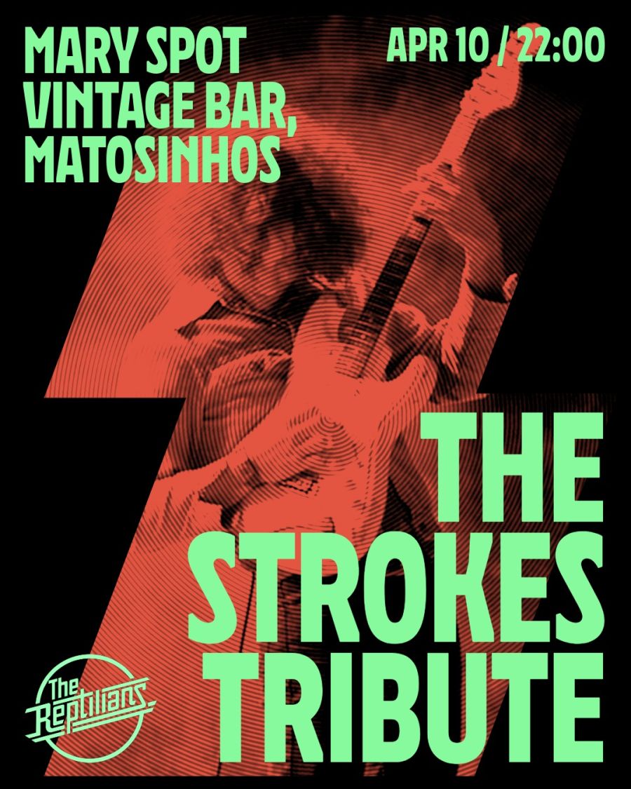 Tributo aos The Strokes com The Reptilians no Mary Spot Vintage Bar