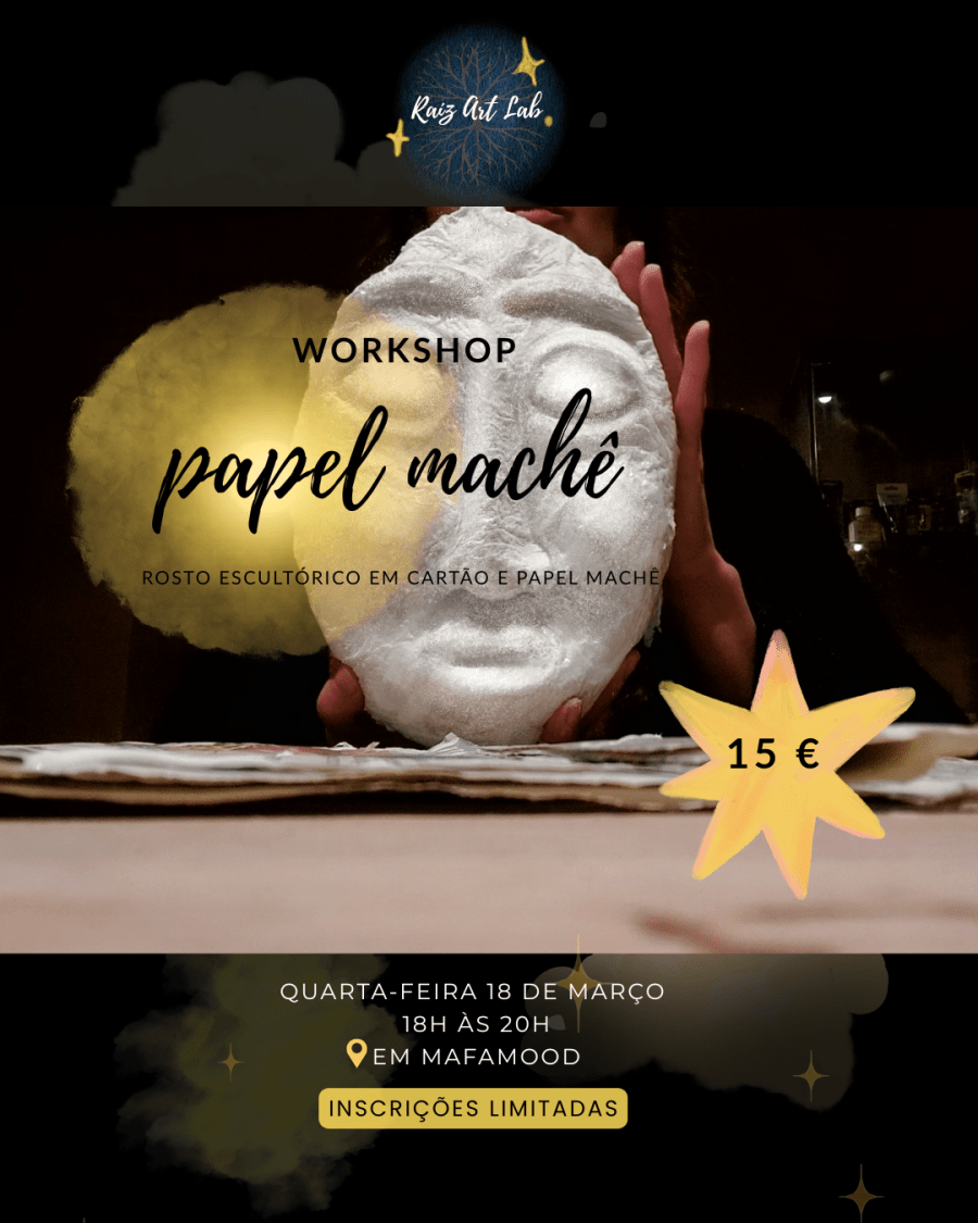 Workshop – Máscara em Papel Machê