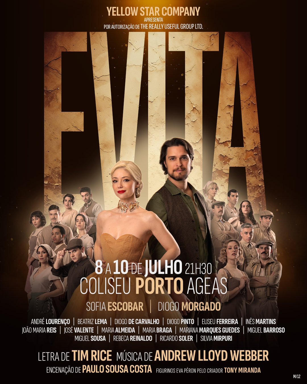 EVITA chega ao Coliseu do Porto com Sofia Escobar