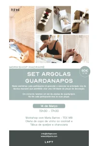 Oficina de Macramé no Loft Porto