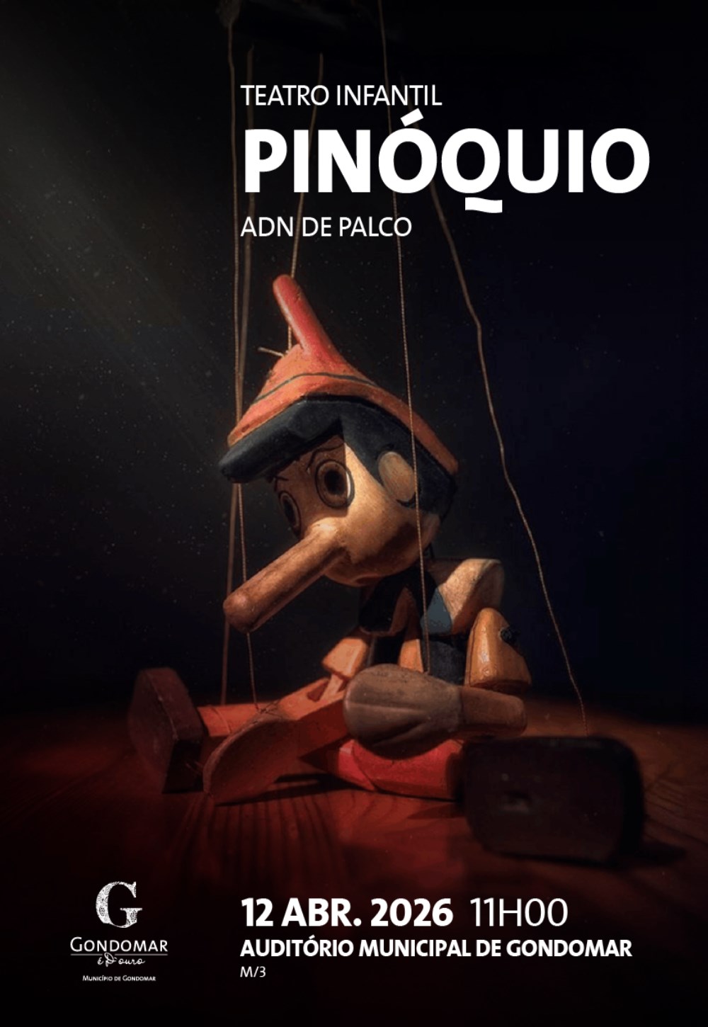 Pinóquio – O musical mágico que encanta famílias chega a Gondomar