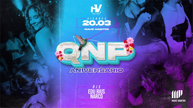 QNP Fest Aniversário 2026 no Maus Hábitos