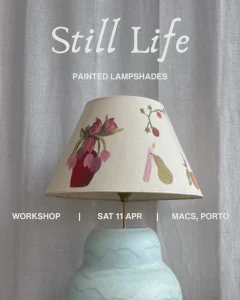 Still Life Painted Lampshade - Spring Workshop