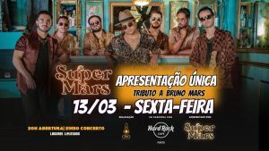Tributo a Bruno Mars no Hard Rock Cafe