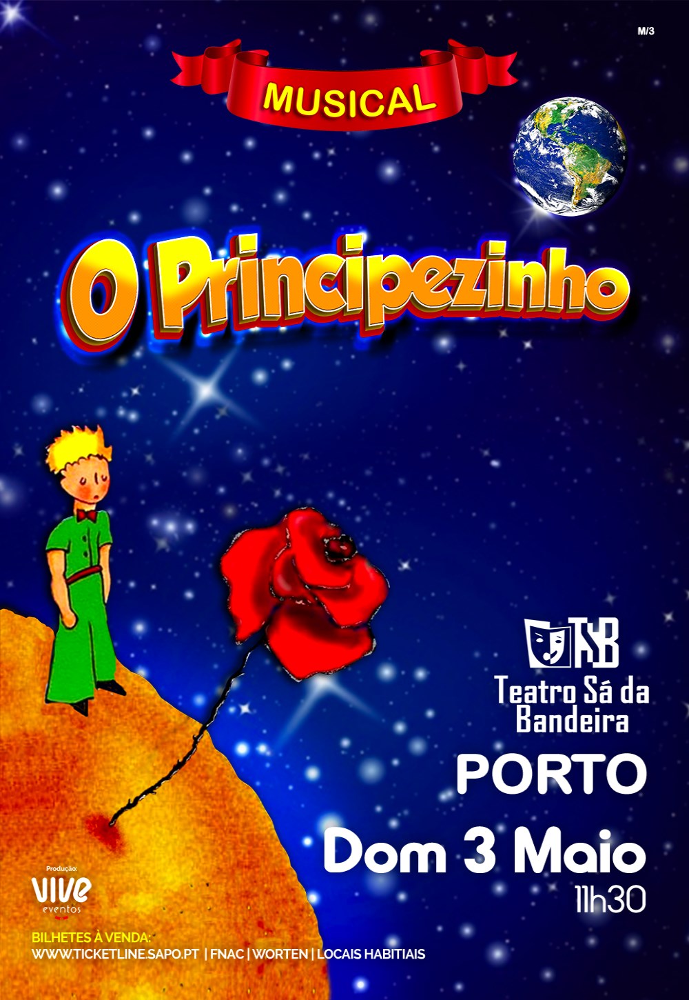 O Principezinho – O Musical encanta famílias no Teatro Sá da Bandeira