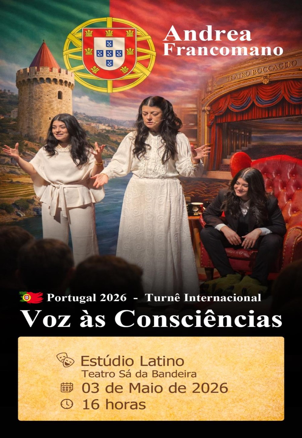 ANDREA FRANCOMANO – Voz às Consciências