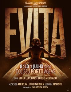 EVITA chega ao Coliseu do Porto com Sofia Escobar