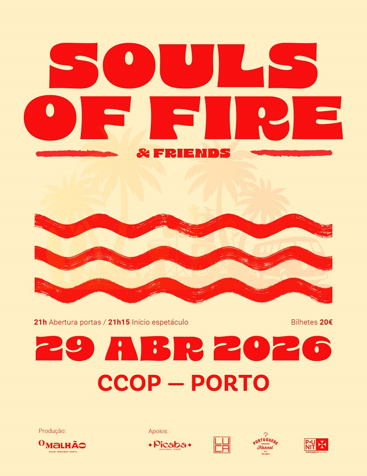 Souls Of Fire celebram 25 anos de carreira com concerto no Auditório CCOP
