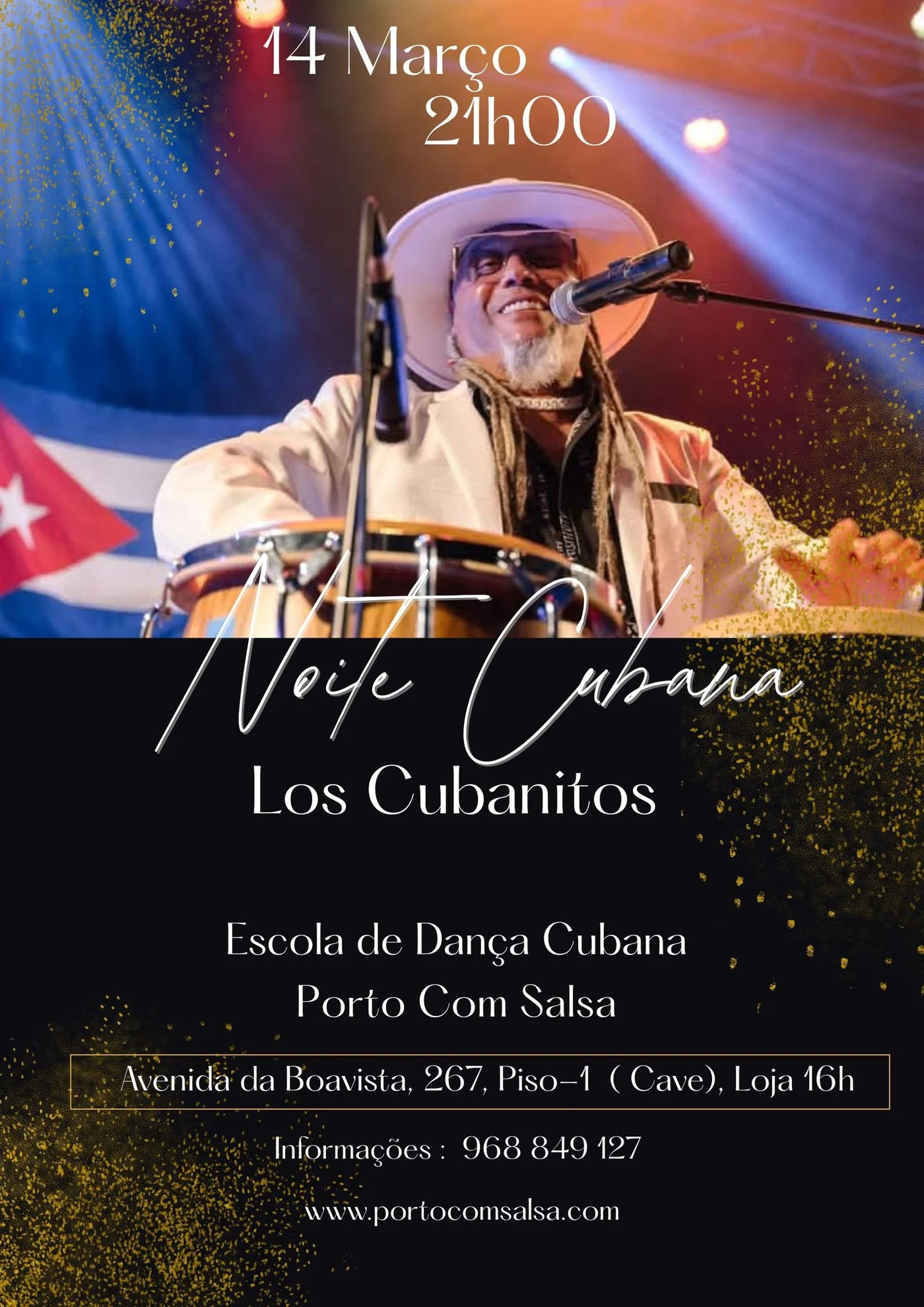 DJ Niubis Mustelier + Los Cubanitos – Noite Cubana