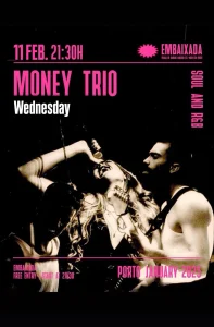 Money Trio leva Soul e R&B ao vivo ao Embaixada Bar
