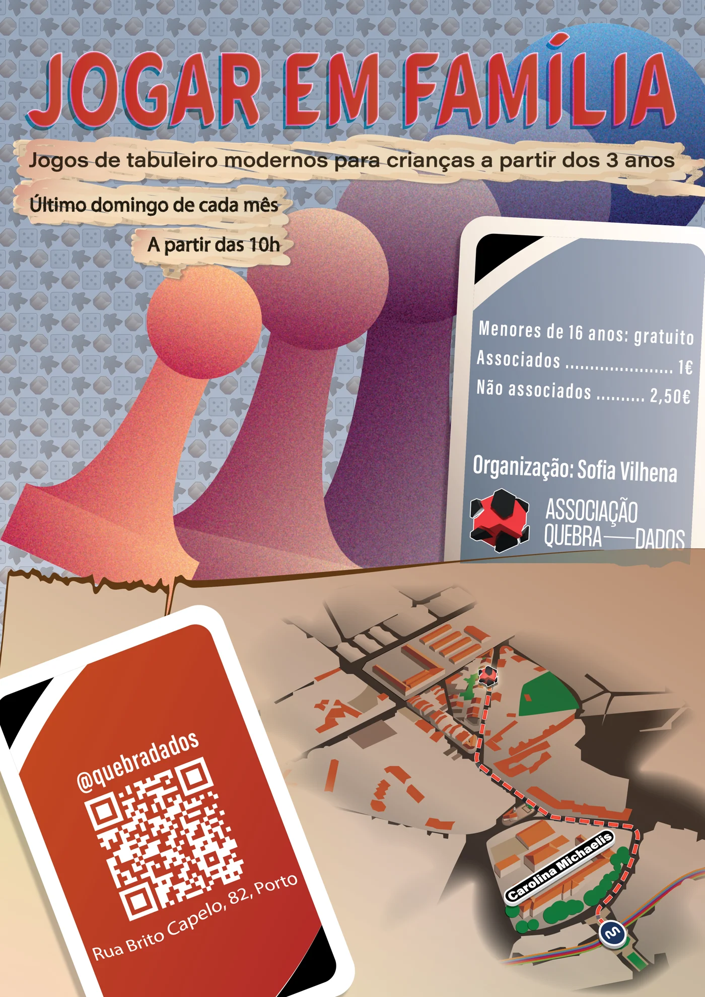 Jogar em Família: Manhã de diversão com jogos de tabuleiro