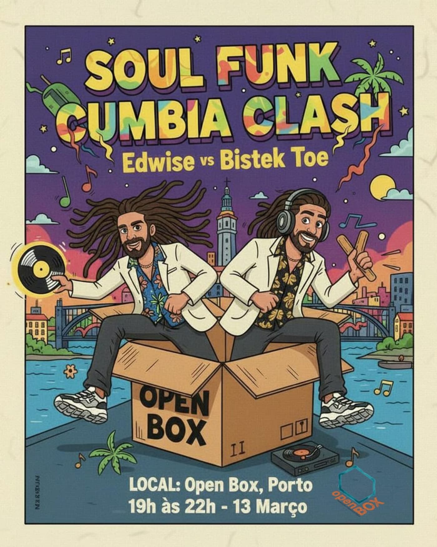 Edwise vs Bistek Toe — Soul Funk Cumbia Clash