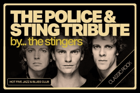 STING & THE POLICE TRIBUTE no Porto: noite dedicada aos clássicos de Sting e The Police no Hot Five Jazz & Blues Club