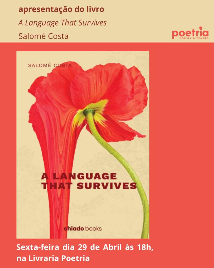 Salomé Costa apresenta “A Language That Survives” na Livraria Poetria, no Porto