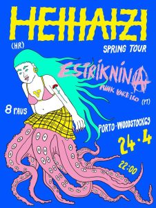 CVLTO Shovvs traz HEIHAIZI e ESTRIKNINA ao Porto numa noite de punk explosivo