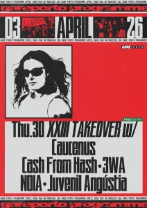 XXIII TAKEOVER – NOITE DE BREAKBEAT E DRUM & BASS COM ENTRADA LIVRE NO GARE, PORTO