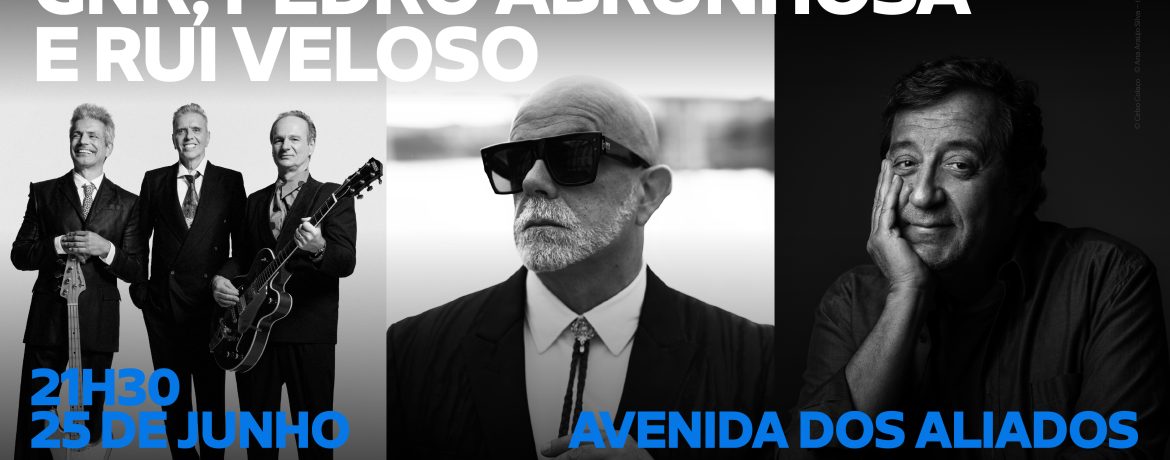 BABELL 2026 leva GNR, Pedro Abrunhosa e Rui Veloso à Avenida dos Aliados num concerto histórico ð¶ O BABELL 2026 prepara uma noite inédita no coração do Porto, juntando no mesmo palco GNR, Pedro Abrunhosa e Rui Veloso, três das maiores referências da música portuense e portuguesa. O concerto acontece no dia 25 de junho, a partir das 21h30, na Avenida dos Aliados, num grande momento aberto à cidade e integrado na programação do BABELL. Depois de várias semanas de expectativa, foi finalmente revelado o nome do artista surpresa: Rui Veloso, que se junta aos já anunciados GNR e Pedro Abrunhosa para uma celebração única da música, da literatura e da identidade cultural do Porto. ð¶ Uma noite inédita com três nomes maiores da música portuguesa Pela primeira vez, GNR, Pedro Abrunhosa e Rui Veloso partilham a mesma noite no palco dos Aliados. A proposta vai muito além de um concerto convencional. O espetáculo promete cruzamentos especiais entre artistas, temas inéditos compostos para o BABELL e alguns dos clássicos mais marcantes dos respetivos repertórios. Com uma forte ligação à cidade, os três nomes representam diferentes gerações da música portuguesa e ajudaram a construir parte da memória sonora do Porto e do país. ð Informações essenciais ð Local: Avenida dos Aliados, Porto ðª Evento: BABELL 2026 — Concerto com GNR, Pedro Abrunhosa e Rui Veloso ð Data: 25 de junho de 2026 ⏰ Início: 21h30 ð¤ Artistas: GNR, Pedro Abrunhosa e Rui Veloso ð¶ Categoria: Música / Concerto / Literatura / Evento cultural ð️ Entrada geral: Aberta gratuitamente à cidade ð Livro-bilhete: Dá acesso a uma zona reservada de maior proximidade com o palco ð️ Promoção: Fundação Livraria Lello ð¤ Coprodução: Câmara Municipal do Porto ⏰ Horários dos concertos ⏰ 21h30 — GNR ⏰ 22h15 — Pedro Abrunhosa ⏰ 23h00 — Rui Veloso A noite arranca com os GNR, segue com Pedro Abrunhosa e termina com Rui Veloso, artista surpresa agora anunciado para fechar este grande palco da programação BABELL. ð¤ Rui Veloso é o artista surpresa da noite A revelação de Rui Veloso completa um alinhamento de excelência. Cantor, compositor e guitarrista incontornável, Rui Veloso é uma das figuras mais importantes da música portuguesa contemporânea e mantém uma ligação profunda ao Porto e à sua identidade cultural. Ao longo da sua carreira, criou canções que atravessam gerações e transformou histórias, personagens e atmosferas da cidade em música. No BABELL, Rui Veloso apresentará também um tema inédito, composto especialmente para o evento, 21 anos depois do último álbum de originais, “A Espuma das Canções”. ð¸ Colaborações especiais entre os artistas A noite contará com momentos de interação inéditos entre os artistas. Os GNR e Pedro Abrunhosa, acarinhados pela cidade onde se afirmaram, vão partilhar o palco em duas canções: uma dos GNR e outra de Pedro Abrunhosa. Além disso, irão apresentar um tema novo, criado especialmente para o BABELL a partir de textos de grandes poetas portuenses. Também haverá uma interação especial entre Pedro Abrunhosa e Rui Veloso, no momento de passagem de testemunho entre atuações. ð Livro-bilhete dá acesso a zona reservada À semelhança de outros momentos da programação BABELL, os leitores que adquirirem um livro-bilhete através da rede de livrarias aderentes terão acesso a uma área reservada junto ao palco. Este modelo associa a compra de livros à participação em eventos culturais, reforçando a ligação entre literatura, pensamento, criação artística e espaço público. Mesmo assim, o concerto mantém uma dimensão aberta à cidade: toda a população está convidada a assistir gratuitamente aos espetáculos a partir da Avenida dos Aliados. ð BABELL transforma o Porto numa Cidade-Livro Promovido pela Fundação Livraria Lello, em coprodução com a Câmara Municipal do Porto, o BABELL reúne escritores, pensadores e artistas contemporâneos nacionais e internacionais. Entre os nomes em destaque na programação estão Olga Tokarczuk, László Krasznahorkai, Margaret Atwood, Salman Rushdie, Julian Barnes, Conceição Evaristo, Javier Cercas e Héctor Abad Faciolince. O programa conta ainda com destacados escritores portugueses, como Lídia Jorge, Gonçalo M. Tavares e Valter Hugo Mãe. Inspirado na experiência da Livraria Lello, o BABELL apresenta um modelo inovador de acesso, em que a participação nas sessões é garantida através da compra de livros numa rede de cerca de 50 livrarias aderentes. ð­ Literatura, música e criação artística O BABELL afirma-se como um festival multidisciplinar, com sessões literárias, concertos, exposições, poesia, performances, colóquios e programação infantil. São já milhares de livros colocados nas mãos do público para reserva de lugares nos diferentes momentos da programação, reforçando o Porto como uma verdadeira Cidade-Livro. Os grandes concertos na Avenida dos Aliados, nos dias 25 e 26 de junho, mantêm uma dimensão aberta à cidade, convidando o público em geral a participar gratuitamente em momentos de celebração coletiva. ð¤ Parceiros do BABELL O BABELL conta com o apoio e colaboração de vários parceiros institucionais e estratégicos. Entre eles estão a Livraria Lello, a Câmara Municipal de Gaia, o Intercontinental Hotel Porto — Palácio das Cardosas, a Câmara Municipal de Matosinhos, a Nasamotor, o Turismo de Portugal, o Turismo Porto e Norte de Portugal e o Wine & Books Hotels Porto. O projeto conta ainda com a colaboração de entidades culturais, institucionais e académicas como o Bairro dos Livros, a Casa Ferreirinha, o Centro Português de Fotografia, a Cityrama Gray Line Portugal, a CP — Comboios de Portugal, o Museu Nacional Soares dos Reis, o Teatro Nacional São João, a Torre dos Clérigos, a Faculdade de Letras da Universidade do Porto e o CETAPS. ð️ Porque vale a pena assistir O concerto do BABELL 2026 na Avenida dos Aliados será um dos grandes momentos culturais do ano no Porto. Com GNR, Pedro Abrunhosa e Rui Veloso no mesmo palco, temas inéditos, colaborações especiais e uma forte ligação à cidade, esta será uma celebração rara da música portuguesa e da identidade portuense. No dia 25 de junho, a partir das 21h30, os Aliados transformam-se num grande palco aberto à cidade, juntando música, literatura, criação artística e memória coletiva. ð Descubra mais eventos no Porto Veja o calendário completo de eventos no Porto — Todos os acontecimentos culturais à sua mão! https://agendaculturalporto.org/ Descubra o que fazer este fim de semana no Porto — Ideias imperdíveis para aproveitar a cidade! https://agendaculturalporto.org/o-que-fazer-este-fim-de-semana-no-porto/ Explore eventos gratuitos no Porto — Programas culturais para todos os gostos e sem gastar dinheiro! https://agendaculturalporto.org/eventos-gratuitos-no-porto/ Participe em workshops no Porto — Experiências criativas, formações e atividades para aprender algo novo! https://agendaculturalporto.org/workshops-no-porto/ Descubra a agenda infantil do Porto — Atividades para crianças e famílias aproveitarem juntas! https://agendaculturalporto.org/agenda-infantil-porto/