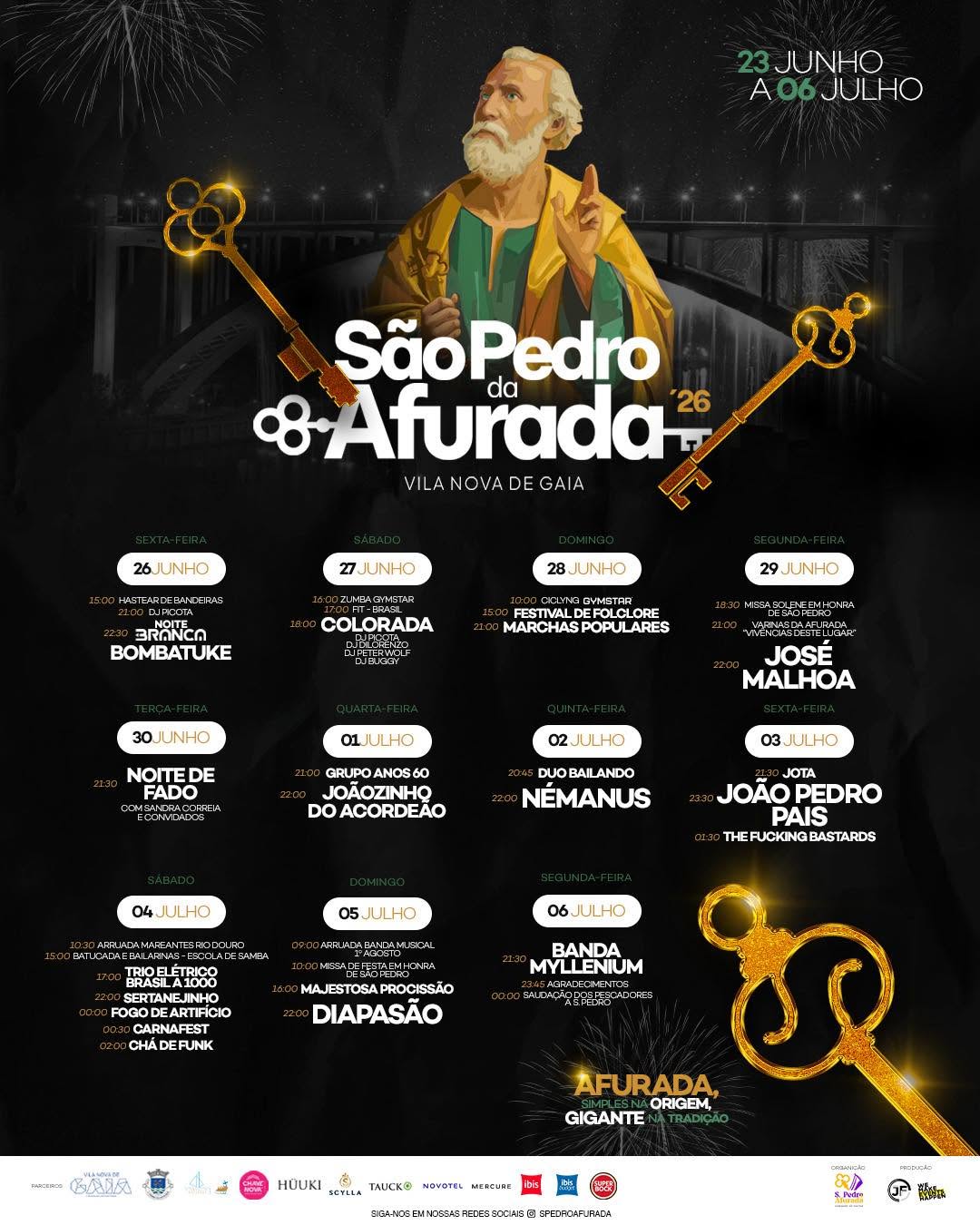 Festas São Pedro da Afurada 2026