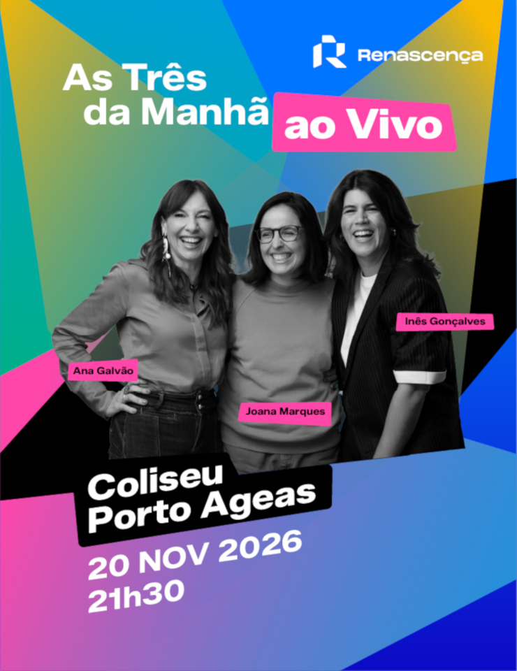 “As Três da Manhã Ao Vivo” no Coliseu Porto Ageas