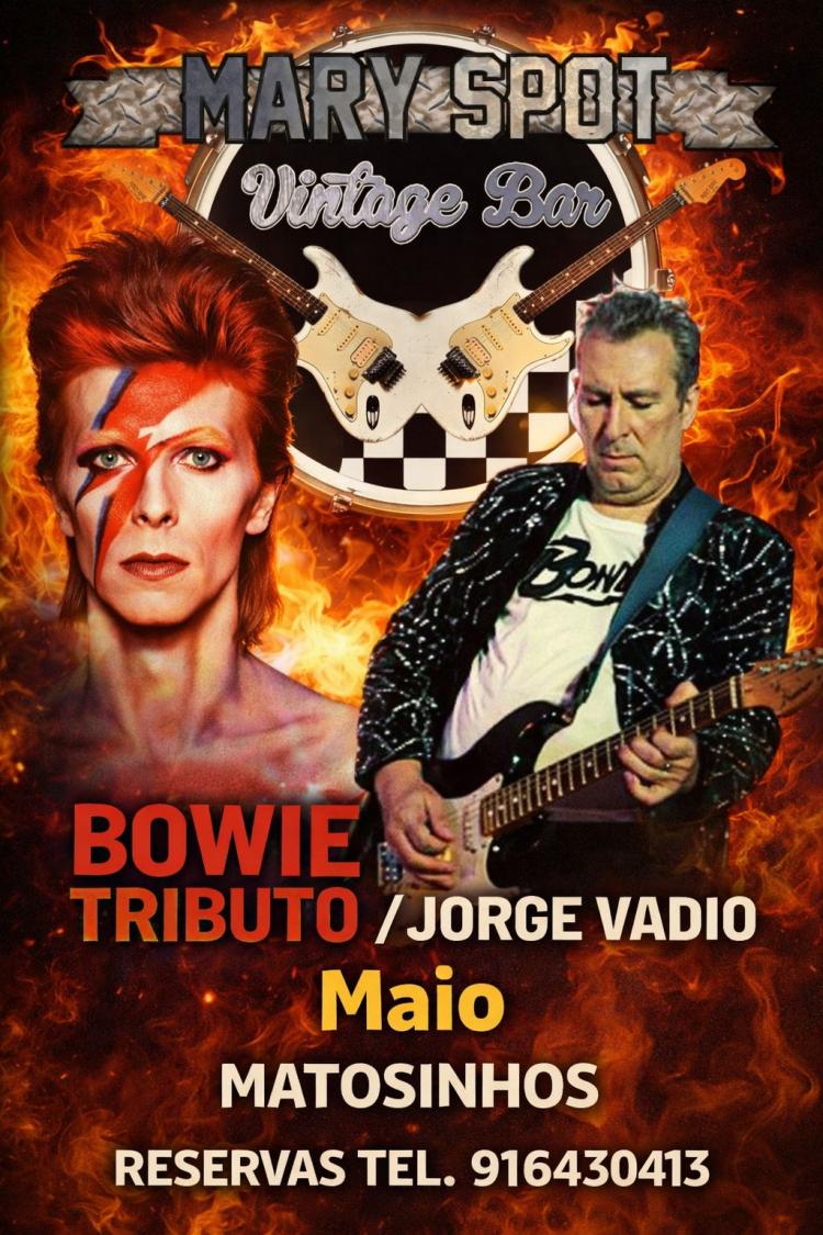 Bowie Tributo com Jorge Vadio leva os clássicos ao Mary Spot