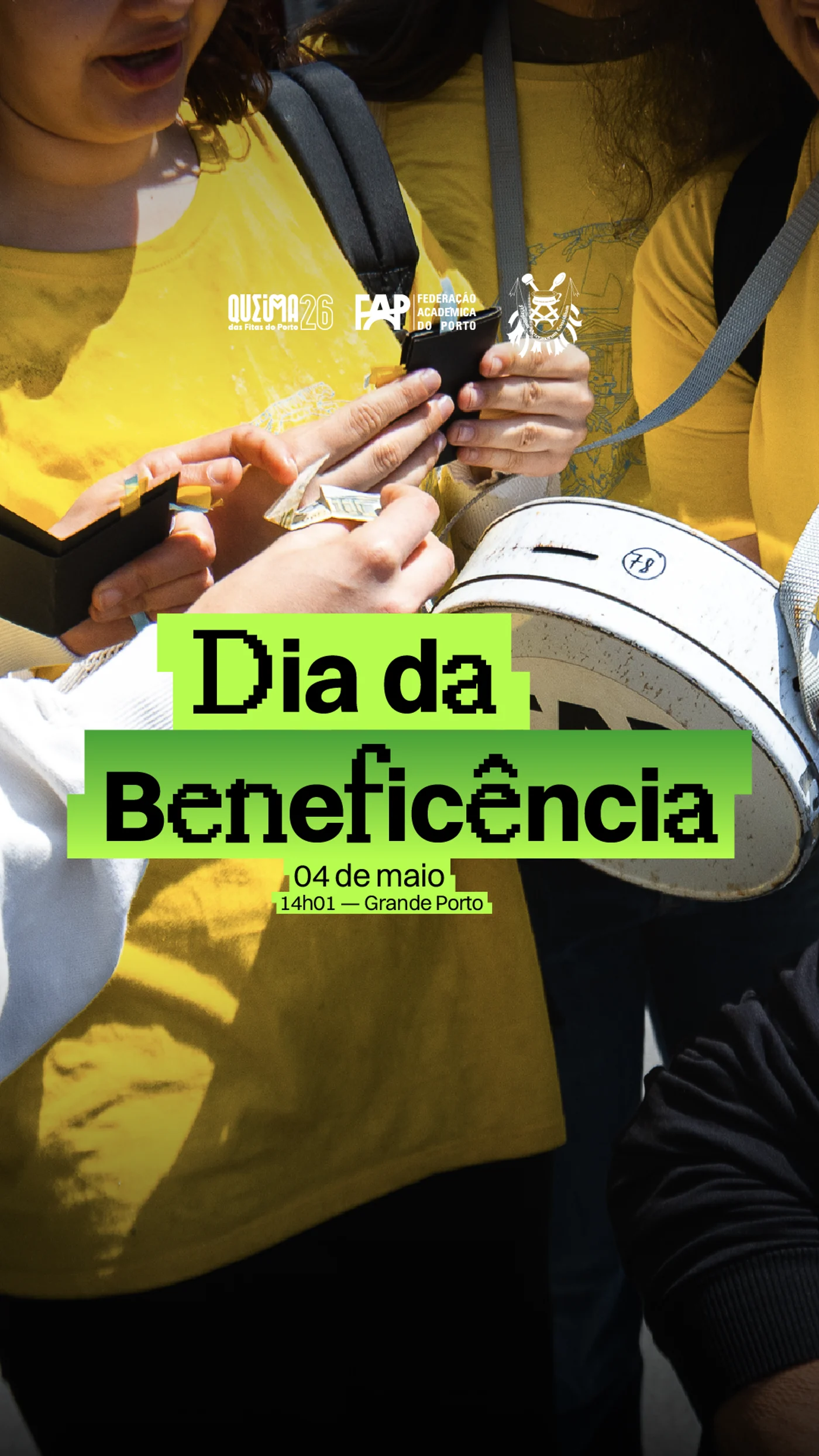 Dia da Beneficência leva solidariedade às ruas do Porto