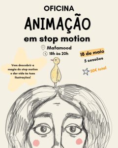 Oficina de animação em stop motion