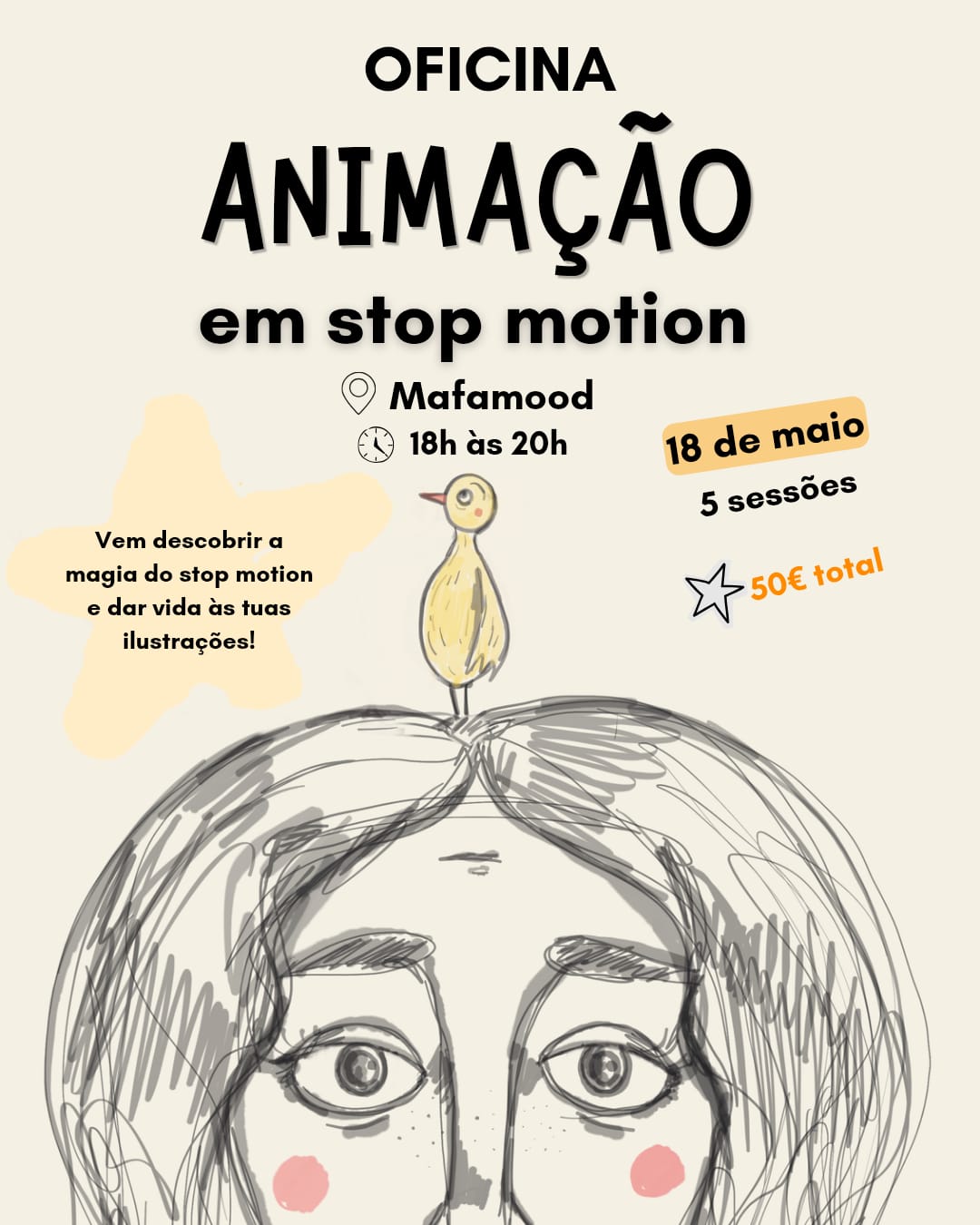 Oficina de animação em stop motion