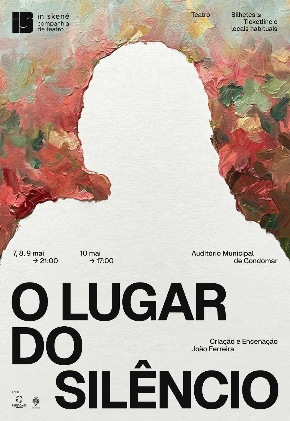 “O Lugar do Silêncio” leva teatro intimista e emocional ao Auditório de Gondomar