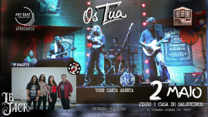 Os Tua & Le Jack ao vivo no Porto com novos temas da tour “Carta Aberta”
