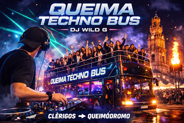 Queima Techno Bus transforma o Porto numa rave sobre rodas