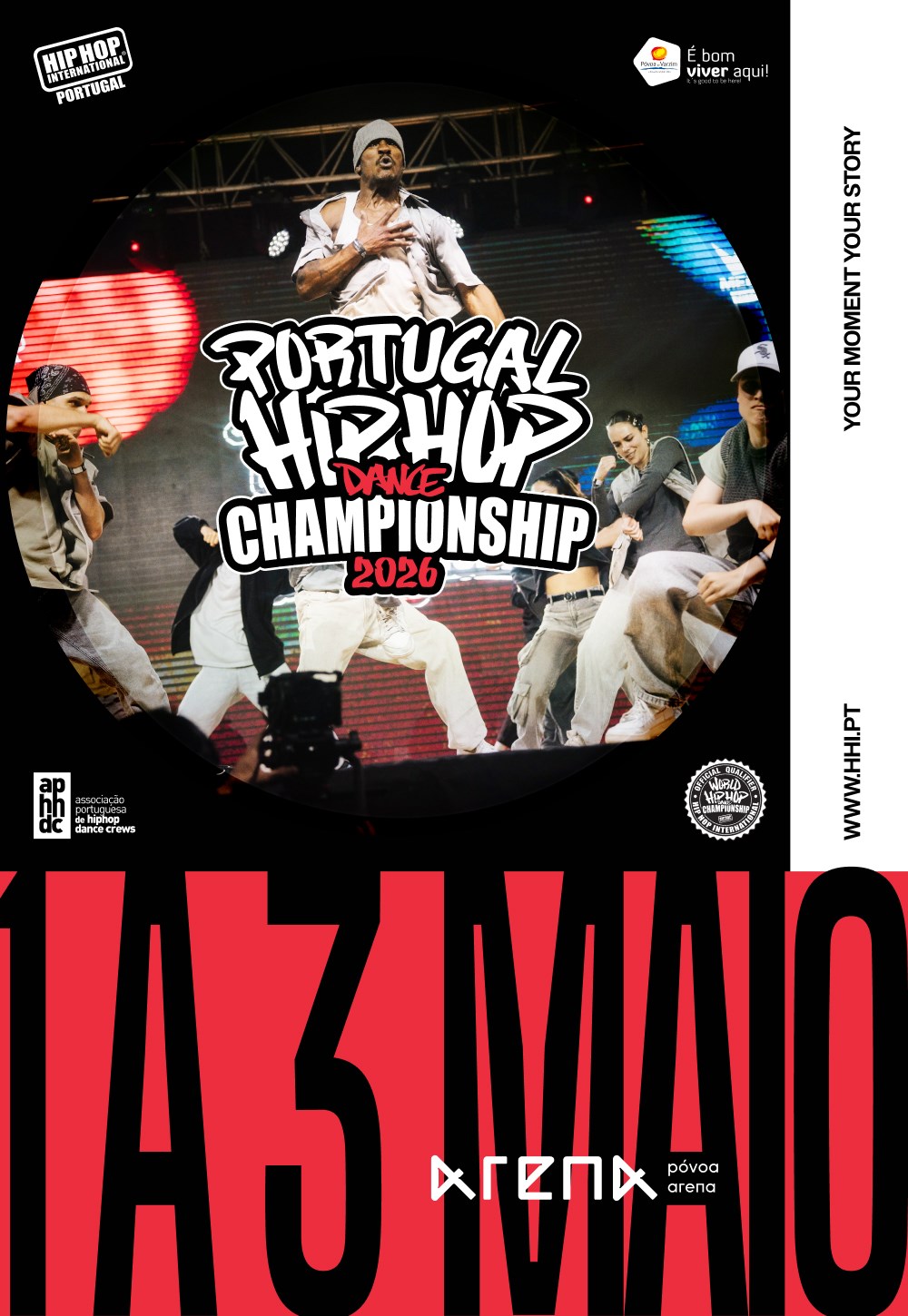 “Hip Hop International Portugal 2026” transforma a Póvoa de Varzim na capital da dança urbana