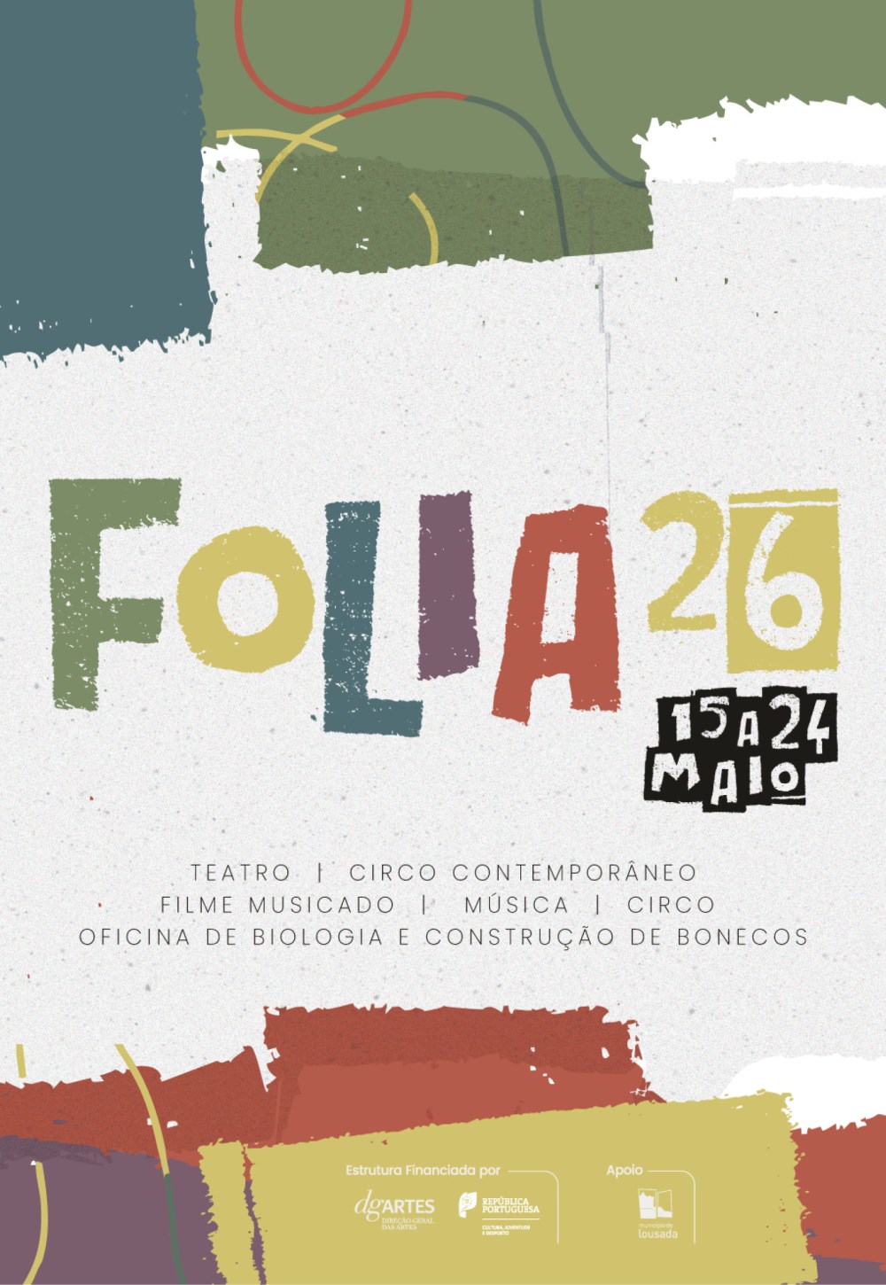 FOLIA 26 em Lousada: teatro, música e cinema ao vivo no Auditório Municipal