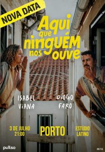 AQUI QUE NINGUÉM NOS OUVE – Stand Up Comedy no Porto: podcast ao vivo cheio de fofoca no Teatro Sá da Bandeira