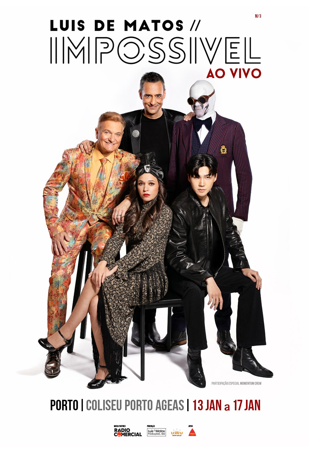 LUÍS DE MATOS apresenta “IMPOSSÍVEL AO VIVO” no Coliseu Porto Ageas