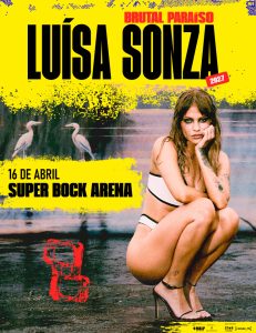 Luísa Sonza | Tour internacional “Brutal Paraíso” chega à Super Bock Arena
