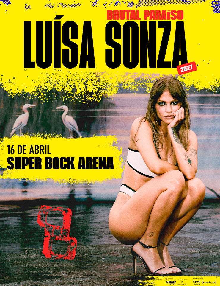 Luísa Sonza | Tour internacional “Brutal Paraíso” chega à Super Bock Arena