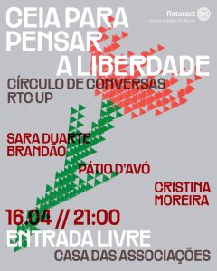 Ceia gratuita e conversas sobre a Liberdade