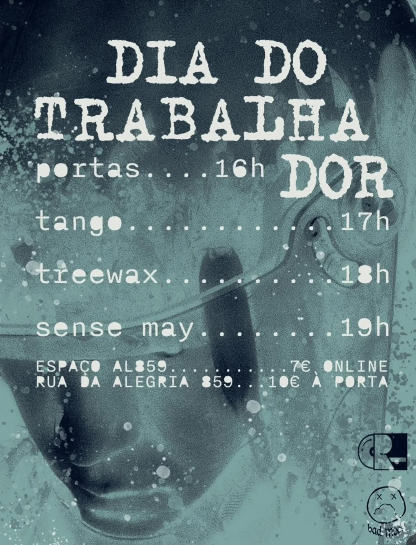 Dia do Trabalha Dor no Porto: Tango, Treewax e Sense May trazem riffs, peso e intensidade ao Espaço AL859